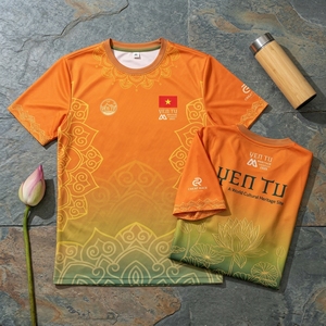 Camiseta Deportiva Personalizable para Correr, Material 95% Algodón 5% Spandex, Venta al Por Mayor de Fabricación en Vietnam - Product Image 1