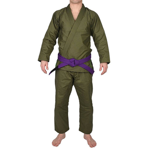 Customized Approved High Quality 100% Cotton Quick Dry Lightweight Martial Arts White Judo Uniform Front Logo Men's Hot Sale - Product Image 4