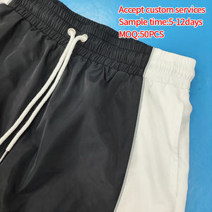 Custom Two Piece <b>Summer</b> Vintage Windbreaker Short <b>Jacket</b> Set Zip 100% Cotton Streetwear Unisex Tracksuit Short Set - Product Image 5