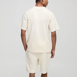 High Quality Solid Printed Drop Shoulder Oversized T-Shirt Short 2 Piece <b>Sets</b> Custom Embroidered logo Streetwear <b>Twin</b> <b>Sets</b> - Product Image 6