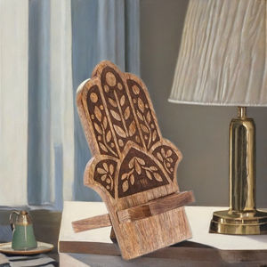 Support de téléphone en bois pour bureau, support de téléphone portable en bois, support de téléphone portable portable pour bureau, support pour iPad en bois, organisateur de bureau - Product Image 6