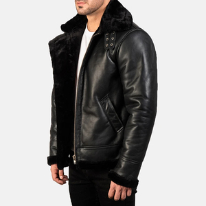 Chaqueta de Invierno para Hombre de Diseño Personalizado, Transpirable, Cómoda y Ligera, Chaqueta de Cuero para Hombre al por Mayor - Product Image 2