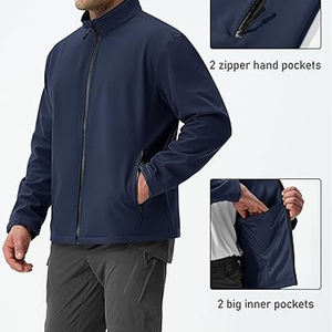 Chaqueta de Forro Polar para Hombre, con Cierre Completo, Cálida para Invierno, Forro Sherpa, Logotipo Personalizado, Resistente al Viento, Chaqueta al por Mayor OEM - Product Image 4