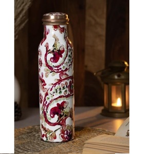 Factory Sales Shiny Polished Metal <b>Copper</b> Water Enamel Finishing Large Water <b>Bottle</b> With Leak Proof Lead <b>Drinking</b> Water <b>Bottle</b> - Product Image 6