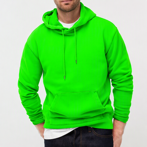 <b>Men's</b> Royal <b>Blue</b> Hooded Sweatshirt Regular Fit Casual Fleece Pullover Solid Color Pocket Design Autumn Wear 2027 - Product Image 6