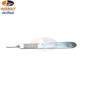 ด้ามมีดผ่าตัดเบอร์ 3 พร้อมใบมีดผ่าตัดเบอร์ 15 ทำจากเหล็กกล้าคาร์บอน อุปกรณ์การแพทย์สำหรับการผ่าตัด ใช้ครั้งเดียว ทิ้งได้ ปลอดเชื้อ - Product Image 5