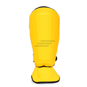 Protège-tibias et protège-pieds en cuir légers professionnels pour Muay Thai, avec cadre en acier au carbone, personnalisables, pour la protection en kickboxing - Product Image 3