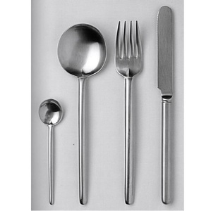 Premium Stainless Steel Knife Fork Spoon <b>Set</b> Mirror Polished Cutlery <b>Set</b> Eco-Friendly 5-Piece Tableware <b>Set</b> Nordic Style Cutlery - Product Image 1