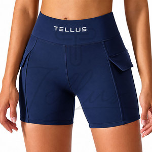 Shorts de Compresión Deportivos para Mujer, Cintura Alta, Levanta Glúteos, para Fitness, Gimnasio, Running, Yoga - Product Image 1