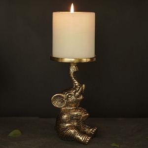 Support de bougie en forme d'éléphant The Glow Edit, résistant à la chaleur, décoration d'intérieur - Product Image 1