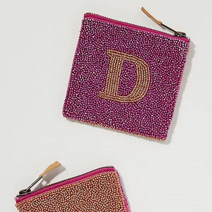 Embroidered Seed Beads Promotional Beaded <b>Coin</b> <b>Purse</b> Zipper Mini Luxury Pouch Handmade Eco-Friendly Money Quote Wholesale - Product Image 3