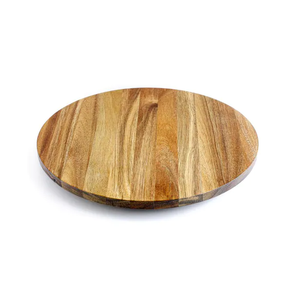 Plateau de service Lazy Susan en bois de manguier naturel, design attrayant, fabriqué en Inde, dernière conception - Product Image 3