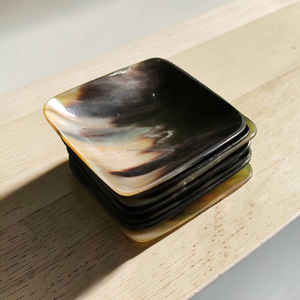 Cuenco Cuadrado de Alta Calidad Hecho a Mano con Cuerno de Búfalo y Toro, Vajilla Premium a Precio Económico - Product Image 6