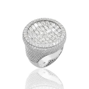 <b>Unique</b> Design Moissanite Diamond Hip Hop <b>Ring</b> Iced Out VVS Style Luxury Jewelry for <b>Men</b> Birthday Party Gifts for Sale - Product Image 2