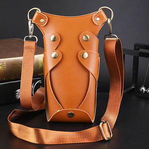 PU Leather Dog Salon Barber Hairdressing Scissor Shears Holster Hair Stylist Tools Bag Hairdresser Scissors Bag for Pet - Product Image 4
