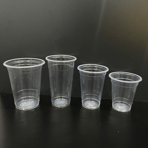 Multi size Vietnam Factory Low price Disposable PP <b>Plastic</b> Cup 12/ 14/ 16/ 24/ 28/ 30oz Transparent Custom logo Printed - Product Image 1