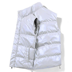Chaleco Acolchado Impermeable para Hombre, Acolchado con Relleno de 500g, Cierre Frontal con Cremallera, Ropa Exterior, Logotipo Personalizado, Marca Privada, Fabricante OEM, Venta al Por Mayor, EE. UU. - Product Image 5