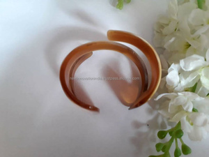 Pulseras de cuerno de búfalo talladas ecológicas, decoración del hogar de belleza natural para estilo Feng Shui para el amor, artesanías naturales - Product Image 4