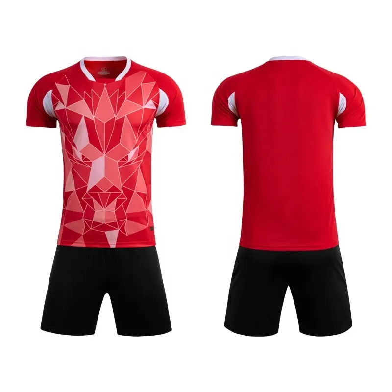 Factory Made Latest Sublimation Design Soccer Sports Football Training Uniform Sets kit