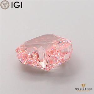 Diamant de laboratoire CVD de 3,50 carats, clarté VS1, couleur rose vif fantaisie, taille cœur, avec certificat IGI, pour une collection de bijoux unique - Product Image 5