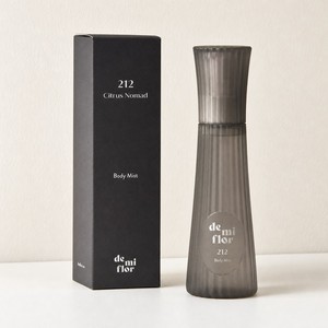 Brume corporelle Demiflo Korean K-Beauty 212 Citrus Nomad 80ml Fabriqué en Corée, flacon de parfum design. - Product Image 3