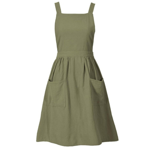 Vente en gros de tabliers de cuisine de chef de cuisine noirs avec logo personnalisé bavoir imperméable, lavable, réutilisable, en coton, pour homme et femme - Product Image 5