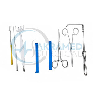 Juego de Instrumentos para Lifting Facial Akramed Surgical de 21 Piezas, Kit de Cirugía Plástica Facial de Acero Inoxidable, Certificado CE ISO13485, Reutilizable - Product Image 3