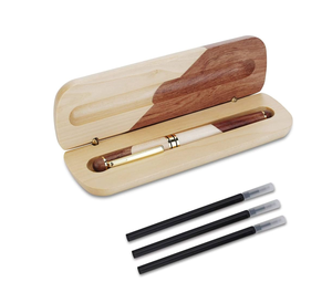 Étui à stylos en bois de qualité supérieure, boîte d'emballage artisanale pour stylos, cadeau haut de gamme - Product Image 1