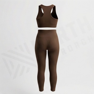 Conjunto de Yoga sin Costuras de Secado Rápido para Mujer, Sujetador Deportivo Reversible, Leggings Transpirables, Ropa Deportiva, Color Personalizado - Product Image 2