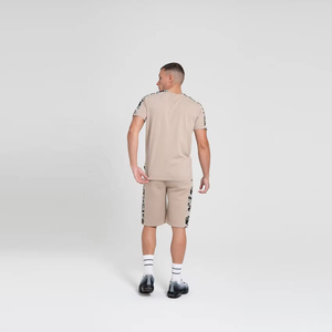 Ensemble T-shirt et short délavé à l'acide pour homme, personnalisable avec logo, ensemble 2 pièces 100 % coton, coupe oversize, style vintage - Product Image 2