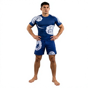 Conjunto de Ropa Deportiva de Compresión de Secado Rápido, Transpirable, Ligero y Elástico, para Artes Marciales Mixtas (MMA), para Hombre - Product Image 5