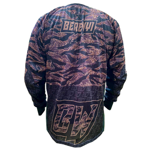เสื้อเจอร์ซีย์เพนท์บอลแบบมีแผ่นรองนุ่มพิเศษ คุณภาพสูง สำหรับผู้ชาย แขนยาว พรีเมียม สำหรับเพนท์บอล  รับสกรีนโลโก้ตามสั่ง 100% - Product Image 2