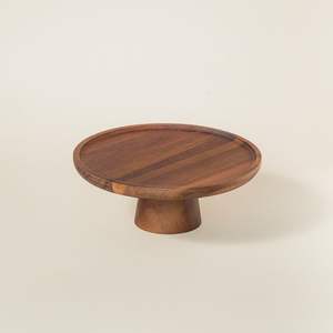 Productos Atractivos, Diseño Artesanal, Soporte Redondo para Servir Pastel de Cumpleaños, para Fiestas y Celebraciones, de Madera - Product Image 4