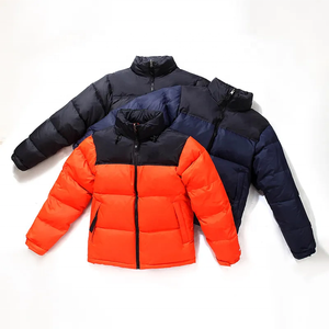 Fully Customized Men's Waterproof Canvas Puffer <b>Jackets</b> Polyester Wadding Filled Winter DDP Shipping - Product Image 2