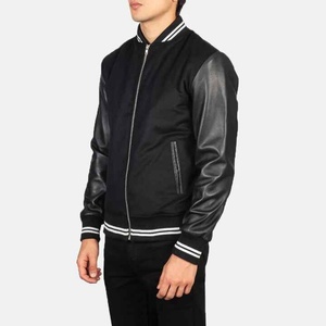Blouson universitaire personnalisé pour homme - Prix de gros, Vente chaude, Streetwear, Broderie unique, Qualité supérieure, Col montant, Blouson universitaire en laine - Product Image 6