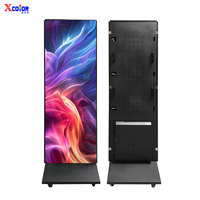 Affichage numérique LED portable Xcolorled, pleine couleur, 1080P, haute luminosité, avec poignée de transport, en aluminium moulé sous pression, sur pied