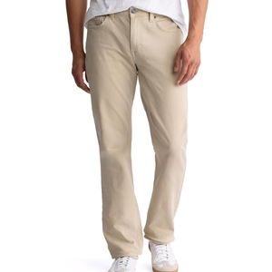 Pantalones de Felpa Francesa de Pierna Recta para Hombre, Mezcla de Algodón Elástico, Pantalones Deportivos Casuales Sin Mezcla de Denim con Bolsillos - Product Image 5