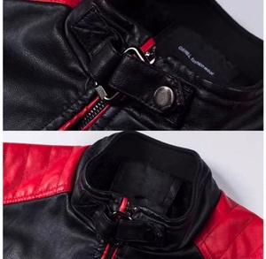 Veste en cuir de moto authentique de haute qualité - Product Image 3