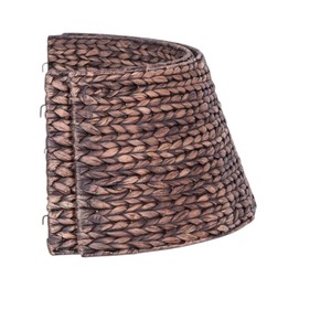 Eco Friendly Handwoven Water Hyacinth Planter Sleeve Basket Cover for Indoor <b>Outdoor</b> Plant Pots - Product Image 1