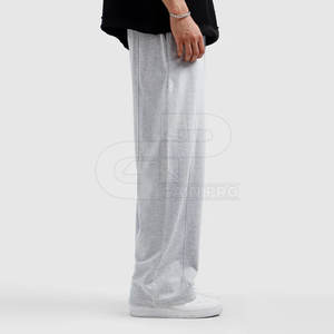 Pantalon ample à jambes larges pour hommes, design léger avec ceinture élastique, pour les voyages, les tenues décontractées et le confort quotidien - Product Image 6