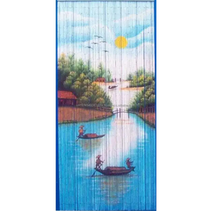 Custom Bamboo <b>Beaded</b> <b>Curtain</b> Vietnam Handmade 100 Percent Decorative High Quality Factory Design OEM Wholesale Ready to Ship - Product Image 6