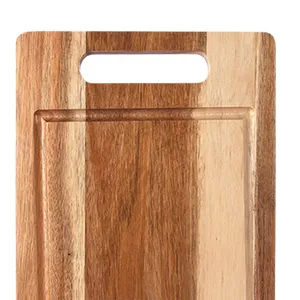 Solid Wooden Chopping <b>Board</b> with Handle Multipurpose Kitchen Cutting <b>Board</b> Durable Food Prep <b>Board</b> Modern Kitchen <b>Tool</b> - Product Image 2