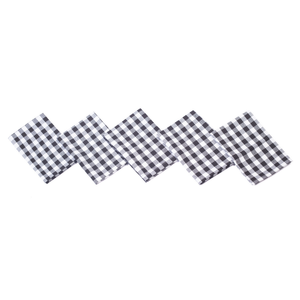 Striped Cotton <b>Kitchen</b> <b>Towels</b> Rectangle Woven Eco Friendly Machine Wash Black White Pattern - Product Image 2