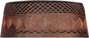 หมวกไหมพรมพิมพ์ลายสำหรับละหมาด หมวกมุสลิมสำหรับผู้ใหญ่ ระบายอากาศได้ดี หมวกซาอุดิอาระเบีย หมวกโทปี คูฟี ระบายอากาศได้ดี - Product Image 6