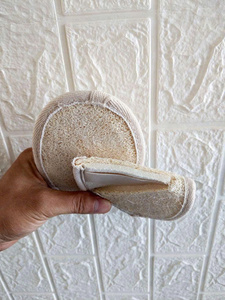 Premium 100% Organic Natural Loofah Bath Sponge Biodegradable Eco Body Scrubber Ergonomic Design for Spa Resort Hotel Wholesale - Product Image 4