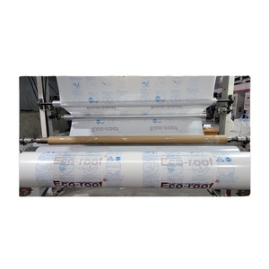 Logo personnalisé PE blanc prix d'usine emballage souple transparent film étirable étanche à l'humidité de protection marque Duc Thien - Product Image 1