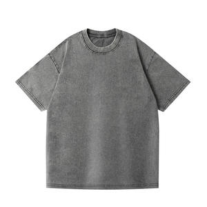 T-shirt en coton délavé pour homme, coupe oversize, style streetwear décontracté, vente en gros USA Growth Hub - Product Image 6