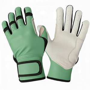 Gants de frappeur de baseball en cuir de mouton véritable RTS 2026, taille personnalisée, logo, confortables, vente en gros OEM, articles de sport, vente chaude - Product Image 1