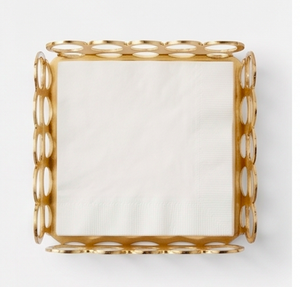 Porta Servilletas de Metal Dorado, Diseño Moderno, Perfecto para el Hogar, Cocina, Organizador Esencial, Decoración y Uso en Hoteles - Product Image 4