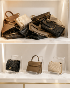 Wholesale Modern Clear Acrylic Customized for Display <b>Stand</b> for Purses Bags Wallets & Books in Retail/Boutique Environments - Product Image 5